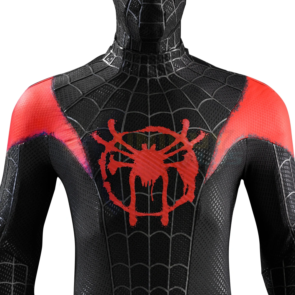 Spider-Man Miles Morales Costume Cosplay Suit Into the Spider-Verse UnibuyPlus