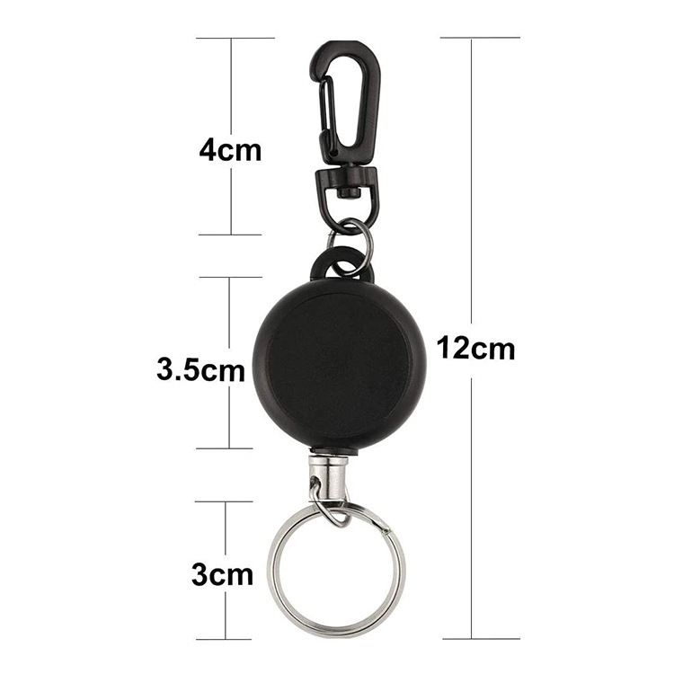 BTI-09E-2146 Rotateable Fly Fishing Zinger Retractors