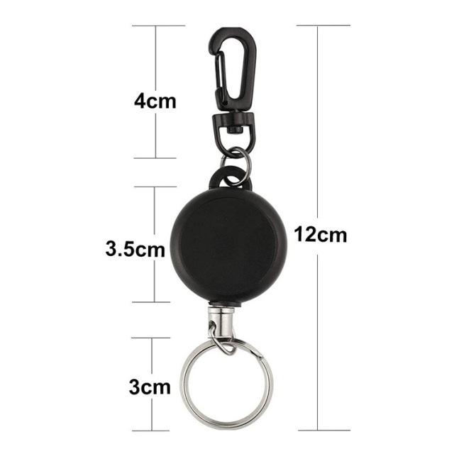 BTI-09E-2146 Rotateable Fly Fishing Zinger Retractors