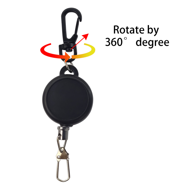 BTI-09E-2146 Rotateable Fly Fishing Zinger Retractors