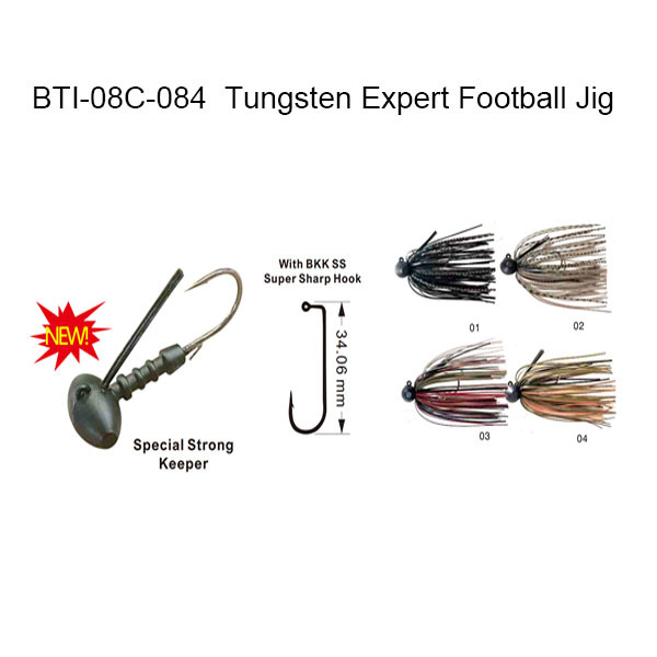 BTI-08C-084 Tungsten Expert Football Jig
