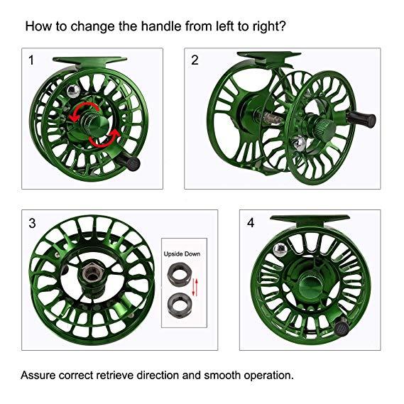 CNC-IV-NB Super large arbor fly reel