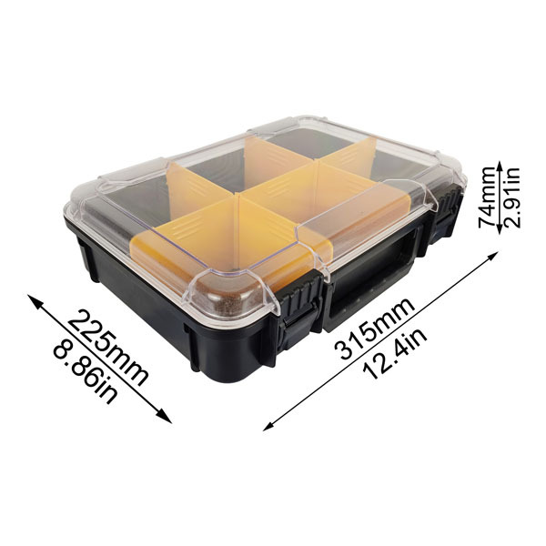 BTI-09A-WL04 6 compartments Waterproof Boat Box