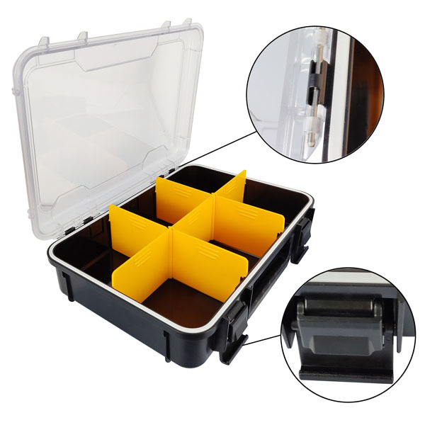 BTI-09A-WL04 6 compartments Waterproof Boat Box