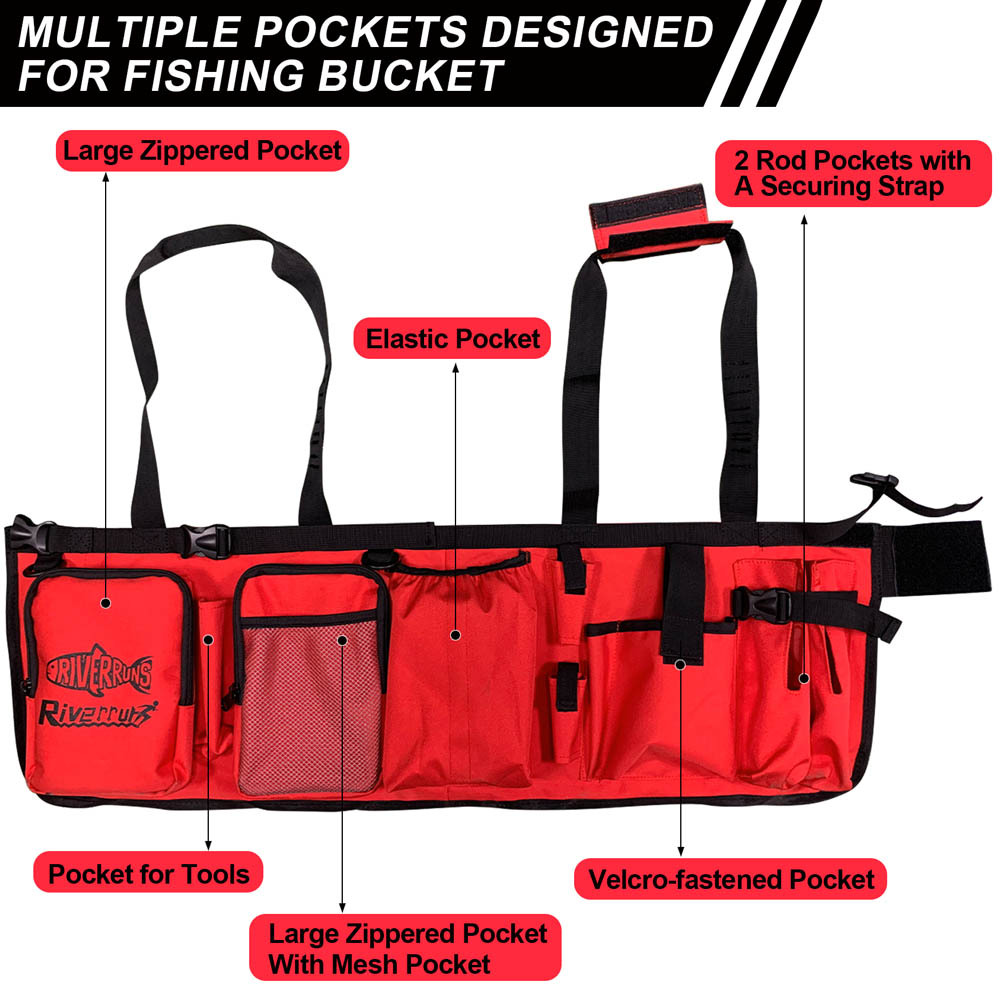 BTI-10F-4003 Ice Fishing Bucket Bag