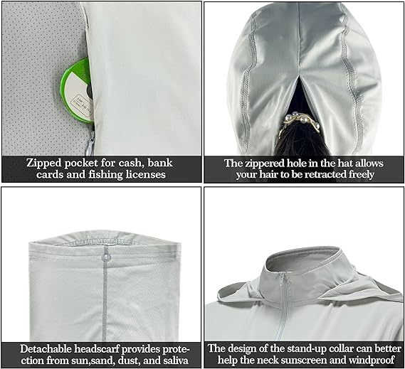 BTI-11E-1011 Women Fishing Hoodie