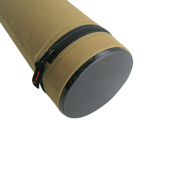 Strong cordura rod tube with hard top protection
