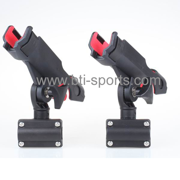 Twin Pack Rod Holder with 2 Side Mounts, Black BTI-12D-061-ET