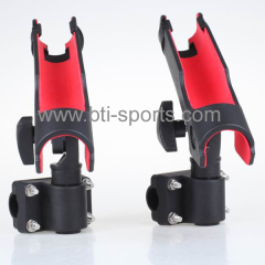 Twin Pack Rod Holder with 2 Side Mounts, Black BTI-12D-061-ET