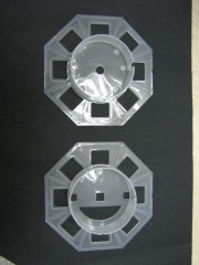 Plastic spools for fly lines packing