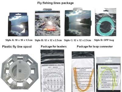 Fly fishing lines package