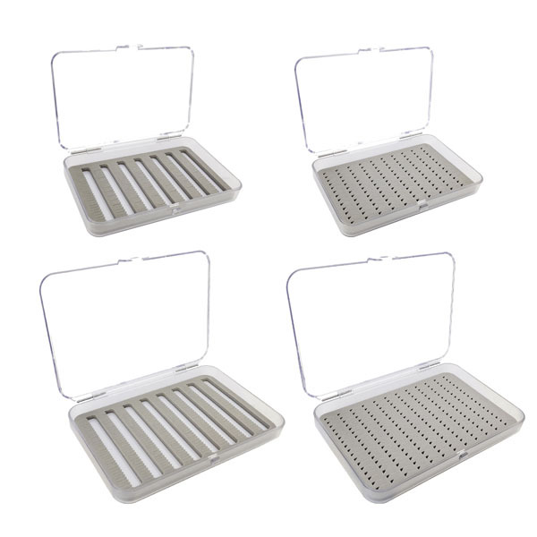09A-H058 Transparent Plastic Heavy Duty Deep Fly Box