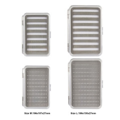 09A-H058 Transparent Plastic Heavy Duty Deep Fly Box