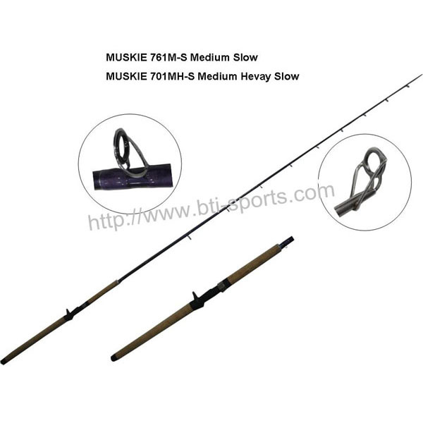 Musky 761M-S medium slow,701MH-S medium hevay slow