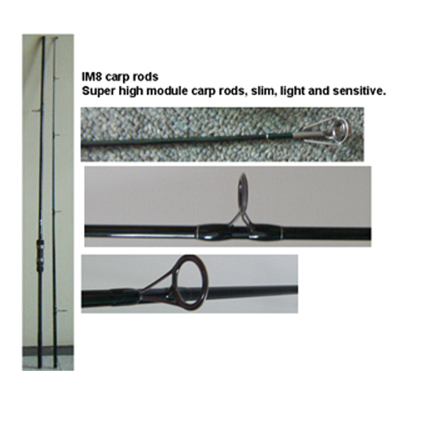 IM8 super high model carp rods