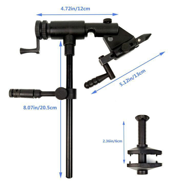 BTI-09E-6201 Riverruns II Generation fly tying vise