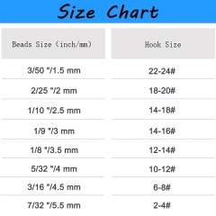 BTI-08A-014 Slotted Tungsten Beads