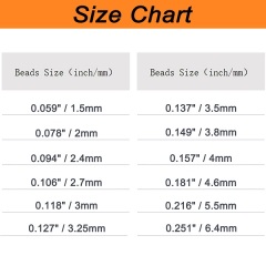 BTI-08A-013 Tungsten ball beads