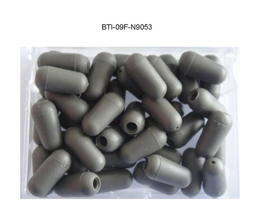 Taper buffer rubber beads