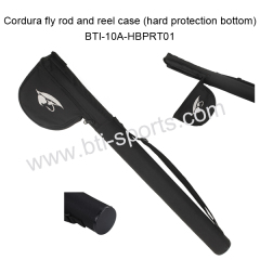 Slim cordura rod tube with reel case (hard protection bottom)