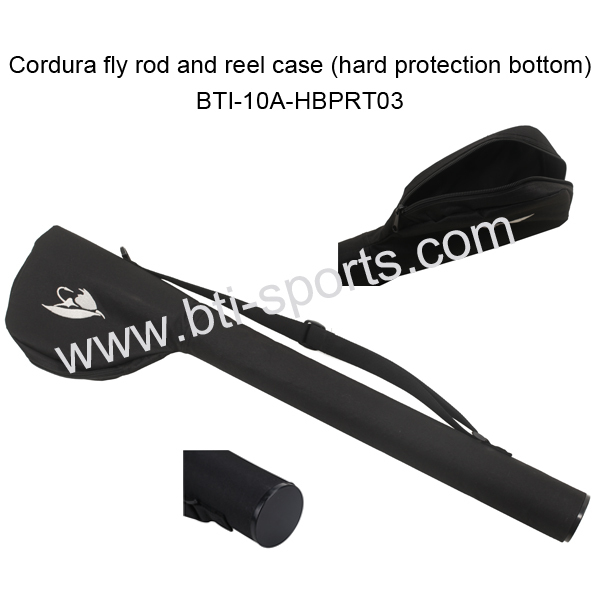 Cordura rod tube with reel case (hard protection bottom)