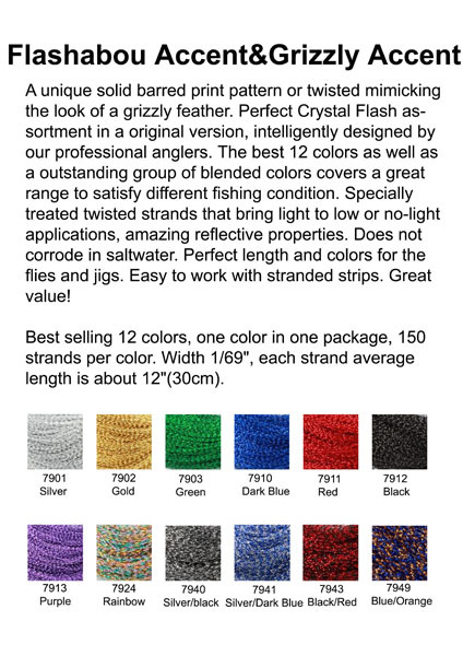 BTI-09D-QXC1: Flashabou Accent&Grizzly Accent