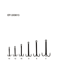 EP-3X9613 fly treble hook