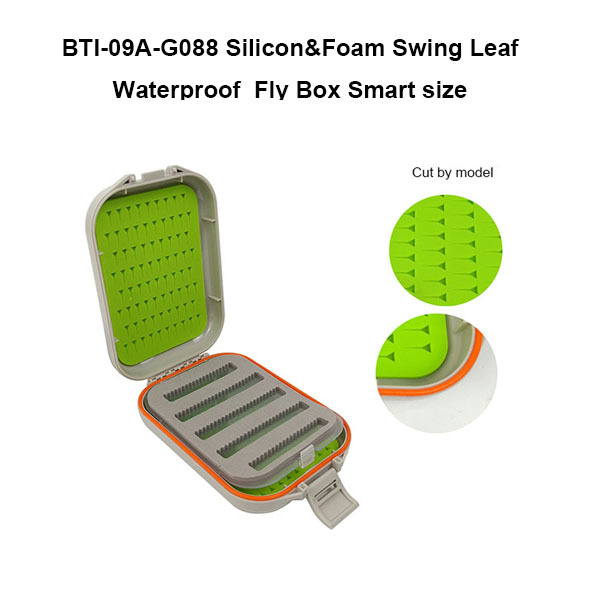 BTI-09A-G088&G089 Swing Leaf Waterproof Fly Box Smart size