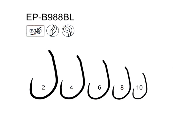 EP-B988BL carp hook