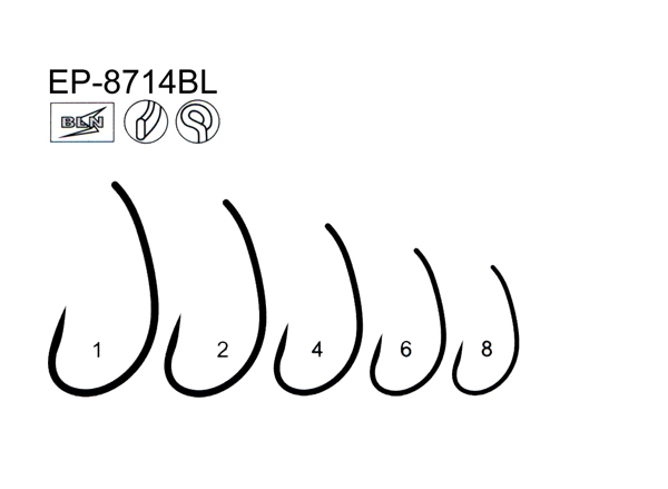 EP-8714BL carp hook