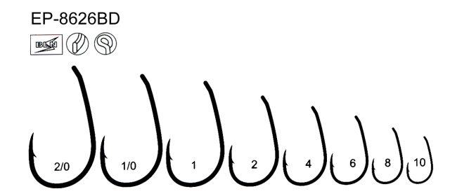 EP-8626BD carp hook