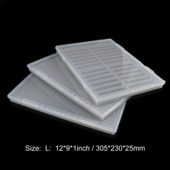 BTI-09A-H24 Transparent Collection Plastic Fly Box