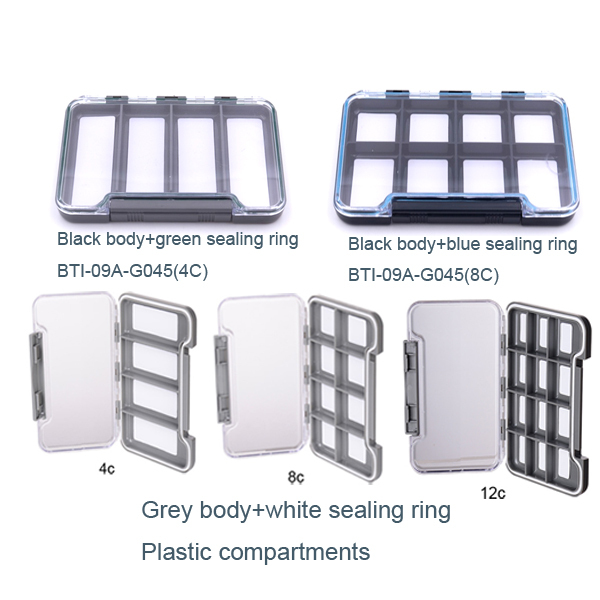 BTI-09A-H045 Super Slim Waterproof Fly Box Small Size