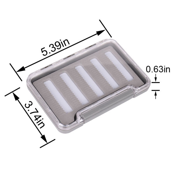 BTI-09A-H045 Super Slim Waterproof Fly Box Small Size