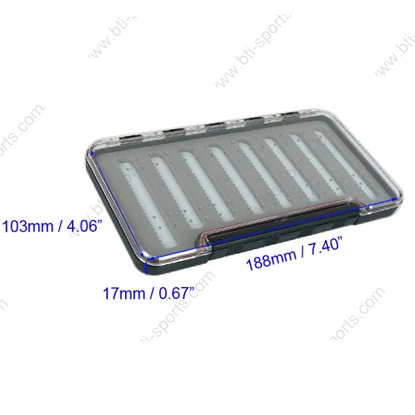 BTI-09A-H046 Super Slim Waterproof Fly Box Large Size