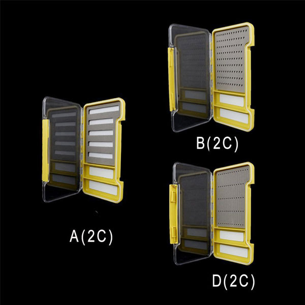 BTI-09A-H047 Super Slim Waterproof Fly Box With Magnetic Board Compartment