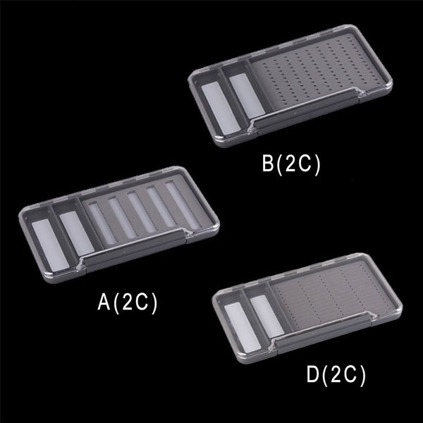 BTI-09A-H047 Super Slim Waterproof Fly Box With Magnetic Board Compartment