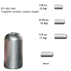 BTI-08C-049: Tungsten carolina voodoo weight