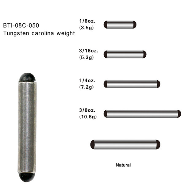 BTI-08C-050: Tungsten carolina weight