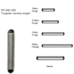 BTI-08C-050: Tungsten carolina weight