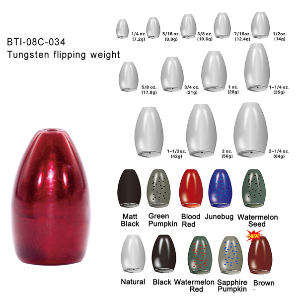 BTI-08C-034: Tungsten flippin weight