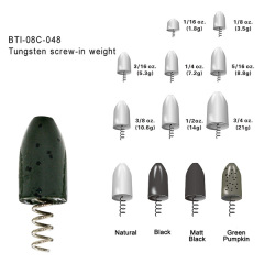 BTI-08C-048: Tungsten screw-in weights