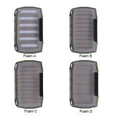 BTI-09A-H072 New Shape Double Sides Waterproof Box With Foam And Silicone Insert