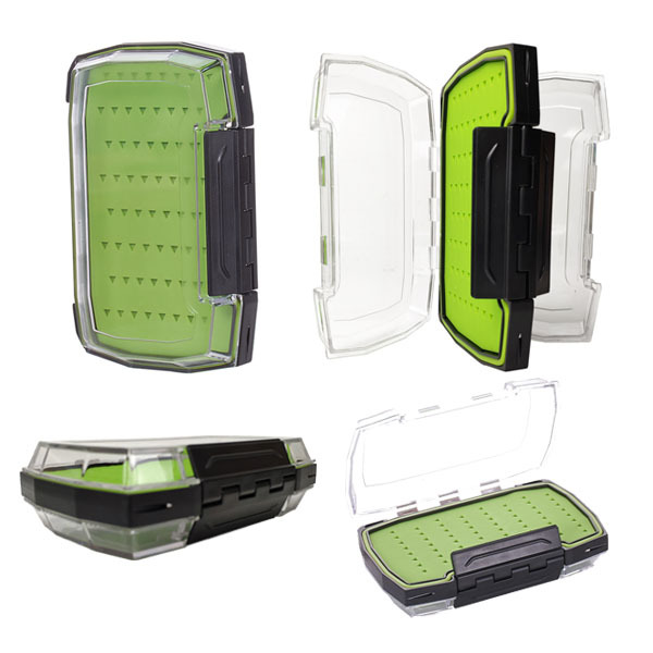 BTI-09A-H072 New Shape Double Sides Waterproof Box With Foam And Silicone Insert