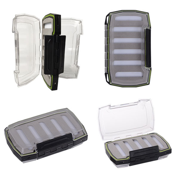 BTI-09A-H072 New Shape Double Sides Waterproof Box With Foam And Silicone Insert