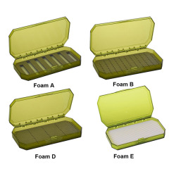 09A-H057 Transparent Super Deep PC Fly Fishing Box