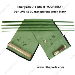Fiberglass DIY (Do It Yourself) fly rods
