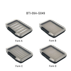 BTI-09A-G049 Waterproof fly box with different foam choice