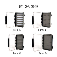 BTI-09A-G049 Waterproof fly box with different foam choice