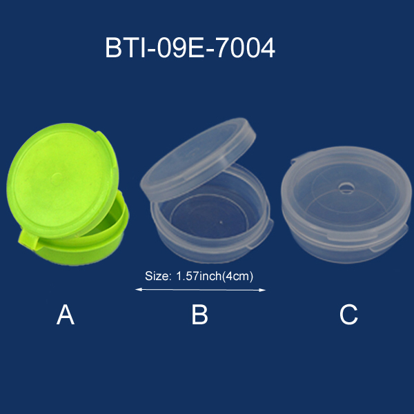 BTI-09E-7004 fishing round plastic tackle box